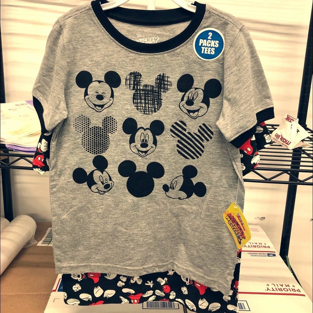 2 Disney kids shirts
